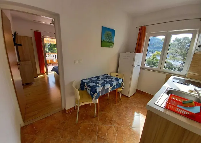 Vinko Mljet- One-bedroom With Terrace A5 アパート *